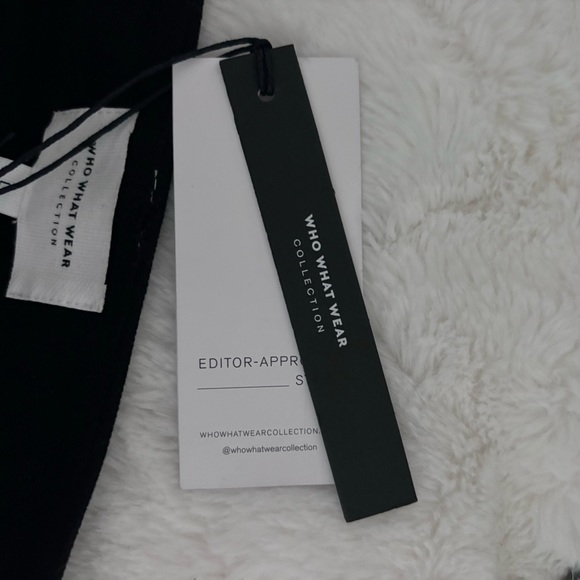 Who What Wear Collection Mack Flared Midi Skirt in Licorice Size Large NEW Slit - Picture 11 of 12